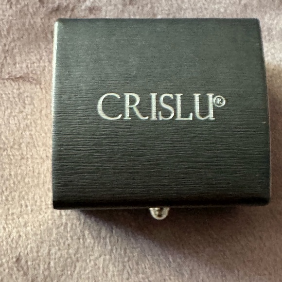 Diamond Stud Earrings Crislu 2ct Silver Cubic Zirconia Gift Box unworn - Picture 2 of 12